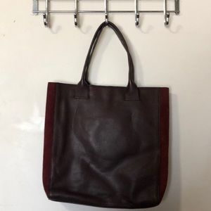 Bcbg Maxazaria burgundy tote bag